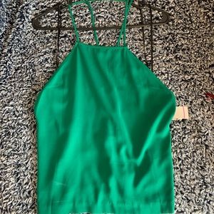 Green camisole